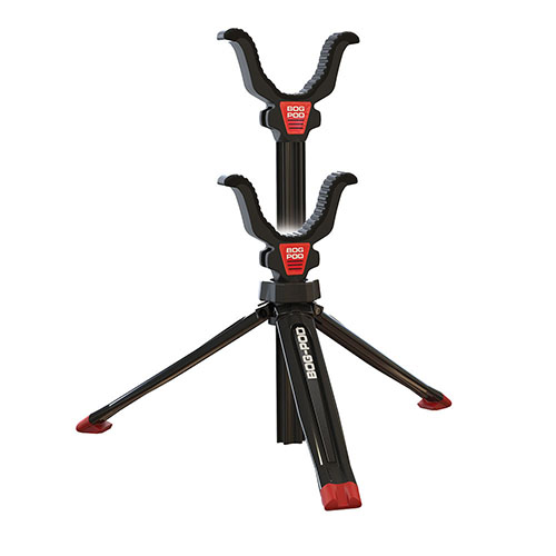 Il BOG Rapid Shooting Rest è una piattaforma di tiro compatta e portatile, facile da riporre nello zaino e veloce da montare, per colpi precisi e a lunga distanza.