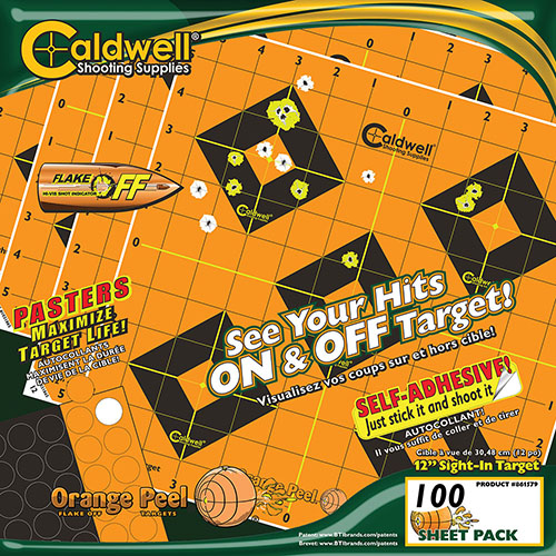 Scopri la precisione con i bersagli Caldwell Orange Peel: tecnologia a doppio colore per visibilità immediata dei colpi e facile acquisizione del bersaglio.