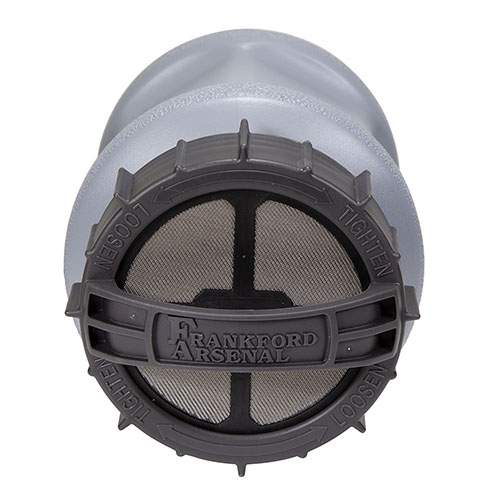 I cappucci di filtraggio in rete di Frankford Arsenal per Rotary Tumbler permettono di risciacquare ottone e media in acciaio senza perdere i pin, in confezione da 2.