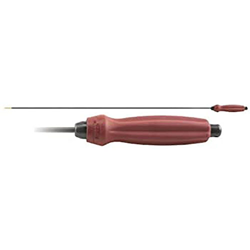 Il Rod di Pulizia in Carbonio Tipton Deluxe 36" offre resistenza, manico ergonomico con cuscinetti a sfera e non danneggia le canne, ideale per fucili e pistole.