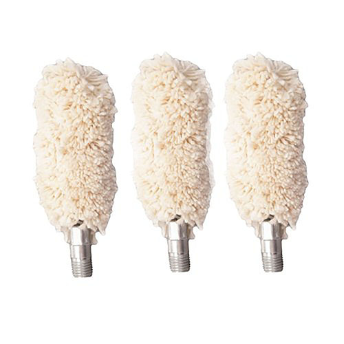 I mop di pulizia Tipton in 100% cotone sono ultra-assorbenti, ideali per trasportare solventi e lubrificanti nel tuo bore e camera, perfetti per bores sporchi.