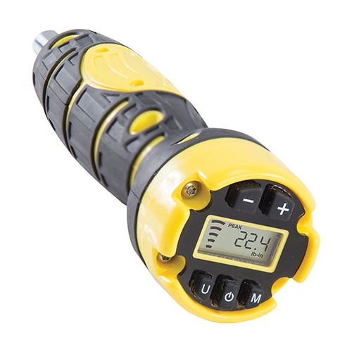 La Wheeler Digital F.A.T. Wrench offre impostazioni di coppia precise e ripetibili, con indicatori visivi e sonori, per una maggiore accuratezza nei tuoi progetti.