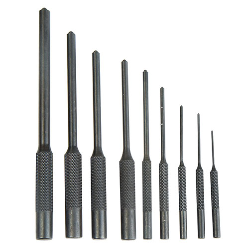 Il Wheeler Master Roll Pin Punch Set unisce il Roll Pin Starter Set e il Ball Profile Pin Punch Set con un martello da gunsmithing, per un kit completo e versatile.