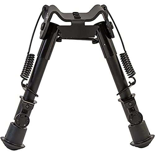 Il bipiede Caldwell M-LOK/KEYMOD XLA 9”-13” è leggero e robusto, con costruzione in alluminio, gambe a rilascio rapido e piedi in gomma per una stabilità superiore.