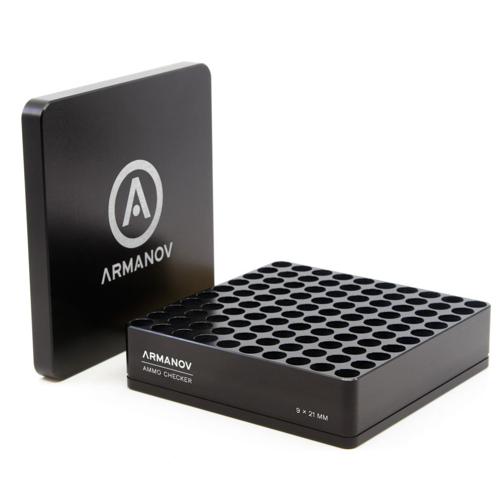 L'ARMANOV Gauge Box con Flip Cover per 100 colpi è l'alleato ideale per il ricaricatore, garantendo precisione e velocità nel controllo delle munizioni.