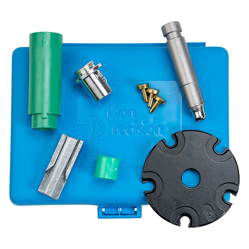 Il kit di conversione Dillon XL 750/650 permette di ricaricare una vasta gamma di cartucce per pistole e fucili, offrendo versatilità e precisione.