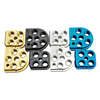 I toolhead in alluminio anodizzato Gold per RL550C sono leggeri e precisi, disponibili in quattro colori per distinguere rapidamente i calibri e i tipi di carico.