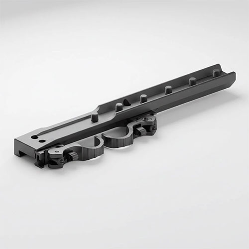 Costruito in alluminio aeronautico CNC, con finitura nera opaca resistente. Lunghezza 219 mm e opzioni di bloccaggio standard o QD per versatilità.