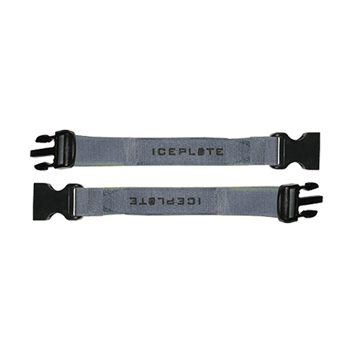 Set aggiuntivo di due cinghie velcro Side Release per garantire sicurezza e stabilità all'IcePlate, compatibili con carrier esterni e riutilizzabili.