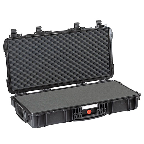 Scopri l'Explorer Cases Red 7814 B: custodia indistruttibile con Pre-Cube Foam, resistente all'acqua, sicura e ottimizzata per il trasporto aereo.