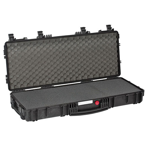 Scopri l'Explorer Cases Red 9413: indistruttibile, impermeabile e sicuro, con schiuma Pre-Cube, maniglie ergonomiche e valvola di rilascio pressione.