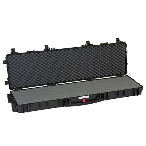 La Red 13513 di EXPLORER CASES offre protezione indistruttibile per le tue armi, con cerniere metalliche, guarnizioni O-ring e opzioni di trasporto versatili.