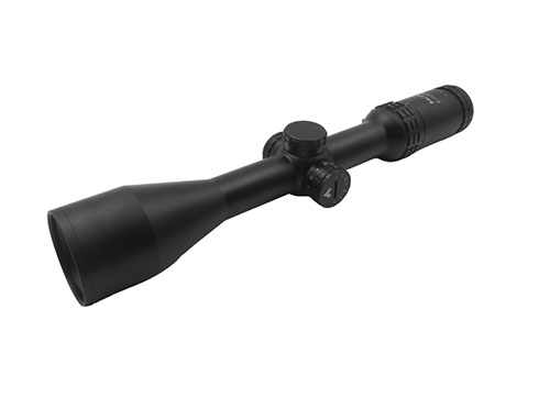 Il Falke 2-12x50 Mil Dot Scope offre un reticolo illuminato, 11 livelli di luminosità, turretti 0.1 MRAD e robustezza per calibro, ideale per ogni tiro.