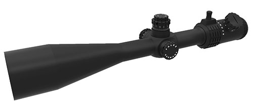 Scopri la precisione del FALKE 10-40x56 MilDot: resistenza al rinculo, ottica impermeabile, regolazioni 1/8-MOA e leva di controllo della magnificazione.