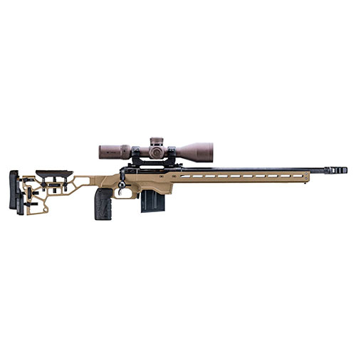 Il sistema MDT ACC per Remington 700 offre un peso regolabile fino a 5,6 kg, compatibilità con AICS, e un grip MDT Elite per una precisione ottimale.