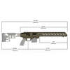 Il sistema di chassis TAC21 Gen 2 offre precisione da benchrest, ergonomia superiore e modularità, con installazione facile e senza bisogno di bedding.