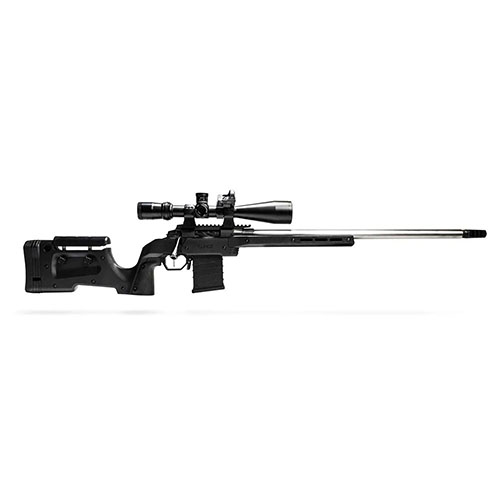 Il MDT XRS è un sistema di chassis completo per Remington 700 SA RH, con design tradizionale, regolabile e senza bisogno di bedding, pronto all'uso.