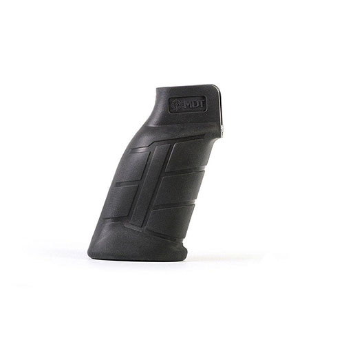 Il MDT AR-15 Pistol Grip offre ergonomia superiore, comfort massimo grazie al rivestimento in gomma antiscivolo e si adatta perfettamente a tiratori destri e mancini.