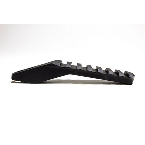 Il MDT Accessory Ring Cap Picatinny Rail da 5" offre 2,86" di spazio di montaggio e 7 slot incrociati, ideale per livelli, supporti dati e misuratori laser.