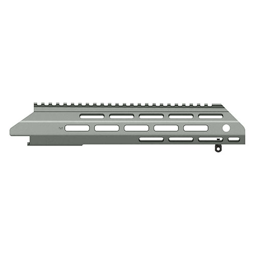 Il MDT ESS Fore-end offre una lunghezza di 15" con opzioni di fore-end diverse per adattarsi alle tue esigenze, inclusi attacchi per rail e configurazioni personalizzate.