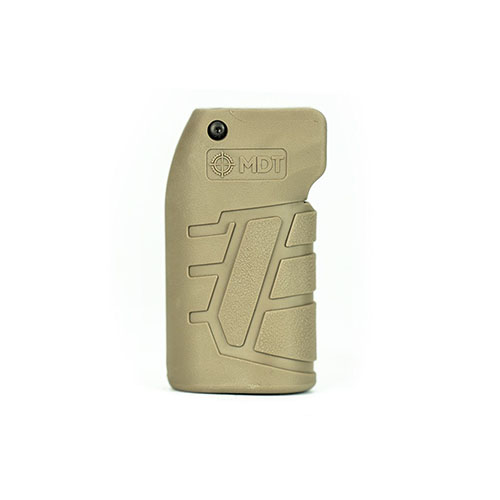 Il MDT Vertical Grip Elite è il grip più regolabile per interfaccia AR-15, compatibile con fucili a chassis e modelli AR10/15, per una presa ottimale.