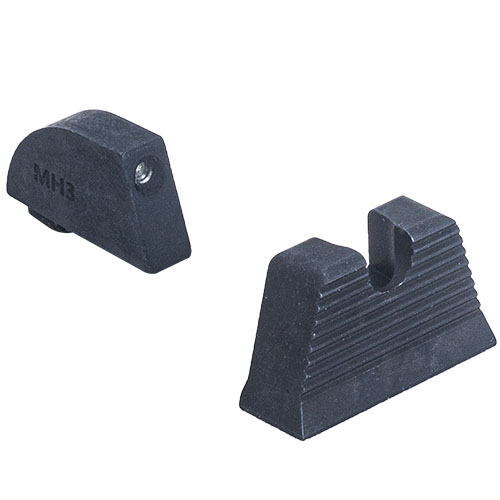 Le mire di backup MPO-DS per GLOCK di MEPROLIGHT offrono una visibilità superiore e una precisione affidabile, con frontale da 5mm e posteriore da 7.5mm.