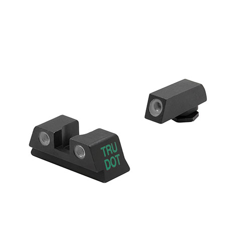 Le mire notturne auto-illuminate MEPROLIGHT® Tru-Dot® offrono una precisione superiore in condizioni di scarsa illuminazione, aumentando l'efficienza del tiro oltre l'85%.