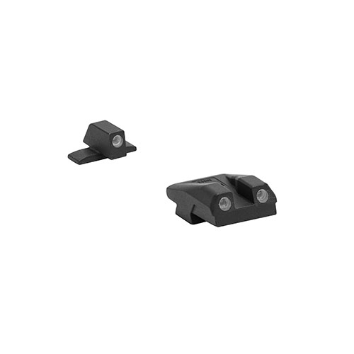 Le mire notturne auto-illuminate TRU-DOT® MEPROLIGHT® migliorano la precisione in condizioni di scarsa illuminazione, con un aumento dell'85% nella capacità di colpire.