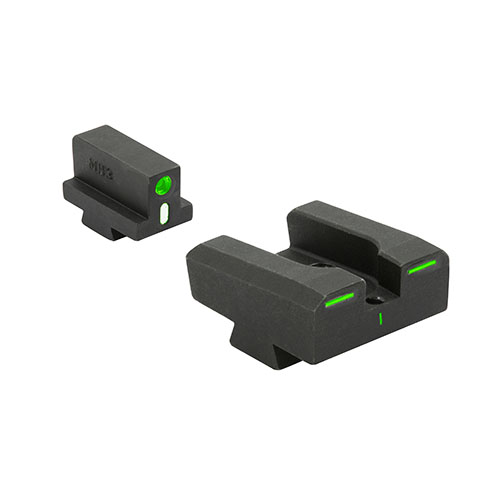 I mirini notturni auto-illuminati MEPROLIGHT® Tru-Dot® R4E migliorano la precisione in condizioni di scarsa illuminazione, con un'efficienza di colpo aumentata dell'85%.