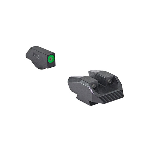 Il set di mirini HYPER BRIGHT MEPROLIGHT offre visibilità eccezionale in ogni condizione di luce, con tritium sempre attivo e design ultra resistente.