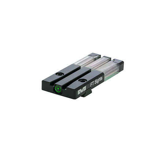 Il Mepro FT Bullseye™ offre mirini tritium e fibra ottica per una visione rapida e intuitiva, resistente agli urti e perfetto per ogni situazione di tiro.