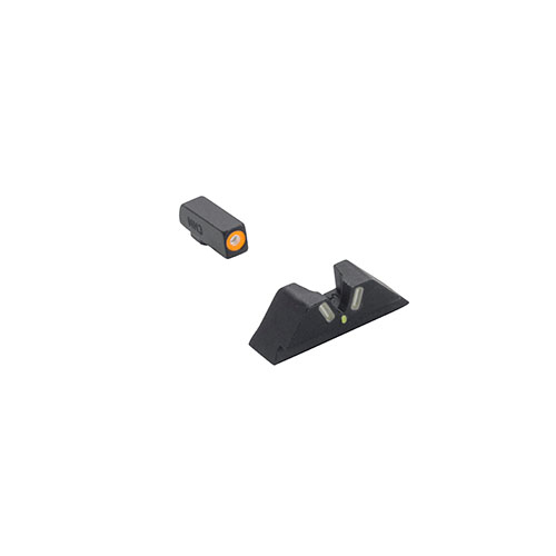 Le mire MEPRO HYPER-BRIGHT offrono un'illuminazione tritium sempre attiva, visibilità eccezionale in qualsiasi condizione di luce e alta durabilità per un uso professionale.