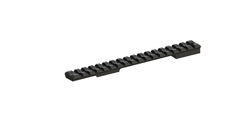 Il Picatinny Rail in alluminio per Howa 1500 short con 20 MOA offre una base robusta e precisa per il montaggio di ottiche, migliorando la stabilità e l'accuratezza.