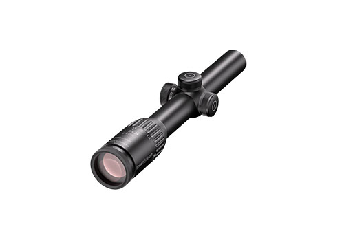 Il 1–8x24 Exos di SCHMIDT U. BENDER offre un'ottica versatile con ingrandimento regolabile, alta qualità ottica e reticolo Posicon CT per precisione e rapidità.