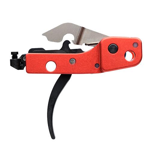 Il grilletto AK47 Timney da 3,5 lb è un'unità drop-in 100% che migliora la precisione e il controllo, con design non regolabile e garanzia a vita.
