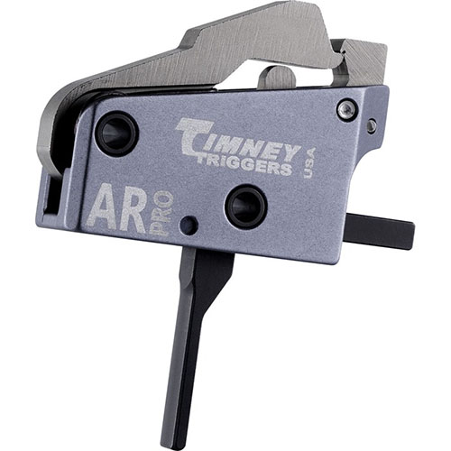 Il grilletto AR PRO 2 STAGE di TIMNEY offre un'installazione facile, una trazione fluida e duratura con 8oz nel primo stadio e 1.5lb nel secondo.