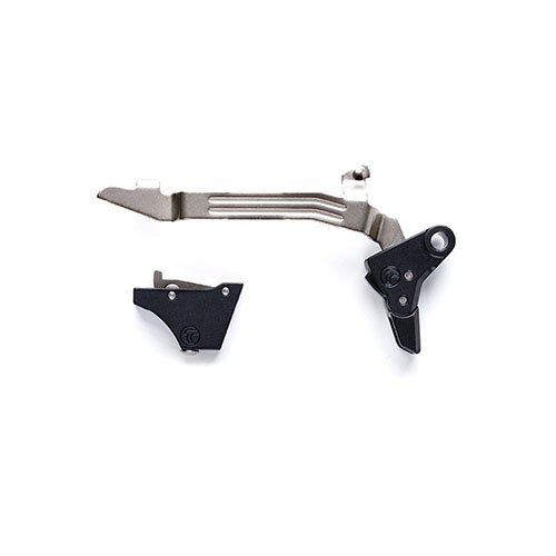 Il grilletto Timney Alpha Competition per Glock Gen 3-4 offre un peso di tiro di 3 lb, una rottura netta e un'installazione facile senza armi da fuoco necessarie.