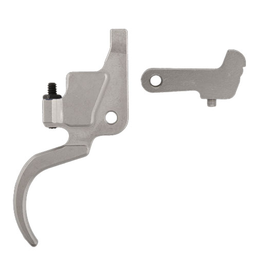 Il grilletto Timney per Ruger MARK II offre un'installazione facile, regolazione del peso da 1.5 a 2 lbs e migliora precisione e consistenza, per un'esperienza personalizzata.