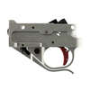 L'assemblaggio del grilletto RUGER 1022 SILVER Timney offre un'installazione facile, un peso di scatto di 2,75 lb e un design distintivo con finitura rossa e argento.
