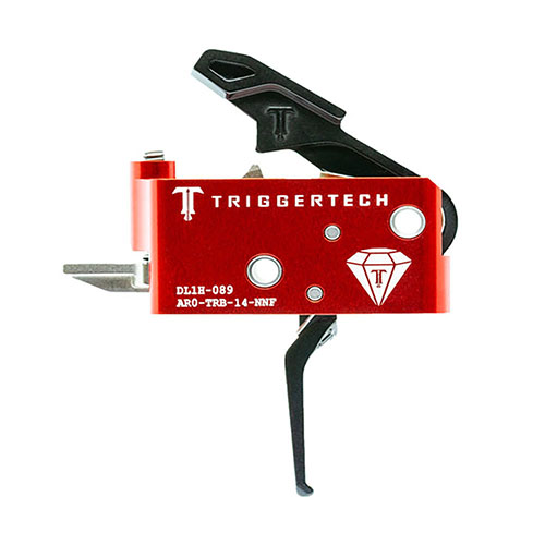Il grilletto TRIGGERTECH AR15 offre Frictionless Release Technology™, azione a due stadi, zero-creep break e affidabilità in condizioni estreme.