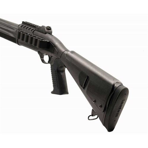 L'URBINO Pistol Grip Stock per Beretta 1301 offre una lunghezza di tiro di 12,5" per massimo comfort, grip in gomma e installazione facile senza armi.