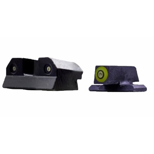 Le R3D Night Sights offrono un'illuminazione tritium brillante, contrasto migliorato e tecnologia Ember™ per una visibilità ottimale in condizioni di luce variabile.