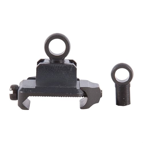 L'apertura Ghost-ring è un mirino veloce e alternativo che salva la tua caccia in caso di guasto del mirino. Facile da montare su basi Weaver senza bisogno di armi.