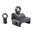 Base di riserva Weaver alta per fucile .350" Ghost Ring nera