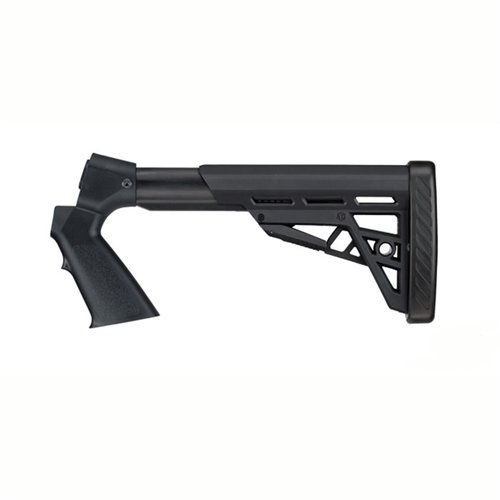 Il calcio regolabile REMINGTON 7600 offre un comfort eccezionale con un design compatto, riduzione del rinculo e adattabilità a diverse misure di carico.