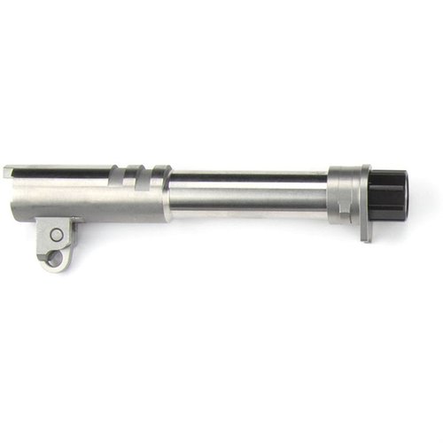 Il barile Ed Brown 1911 45 ACP è progettato per l'uso con silenziatori, realizzato in acciaio inox T-416 per massima precisione e durata.
