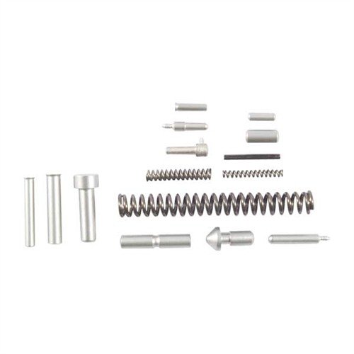 Il kit di ricostruzione 1911 di Ed Brown offre una completa assortimento di pin e molle per ricostruire o completare il tuo 1911 Auto, compatibile con telai standard e ad alta capacità.