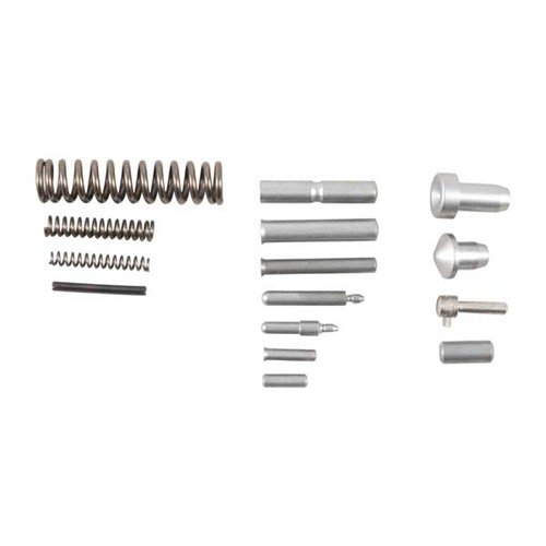 Kit completo di pin e molle per ricostruire il tuo 1911 Auto o Officers ACP, compatibile con telai standard e ad alta capacità, realizzato in acciaio inox.