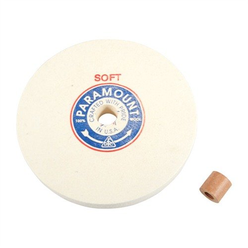 Le ruote di feltro Bacon Felt Company offrono finiture professionali grazie alla loro densità controllata, compatibili con vari adattatori per ogni esigenza di lucidatura.