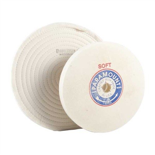Le ruote di feltro BACON FELT, 8" di qualità superiore, garantiscono un finish professionale. Adatte per vari gradi di lucidatura con adattatori inclusi.